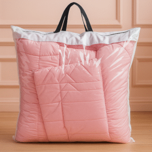 Deluxe quilted bedspread set in soft pink - 3 piece